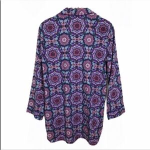 Victorias Secret Long Sleeve V-Neck Pullover Pajama Sleep Tunic Dress Size Small